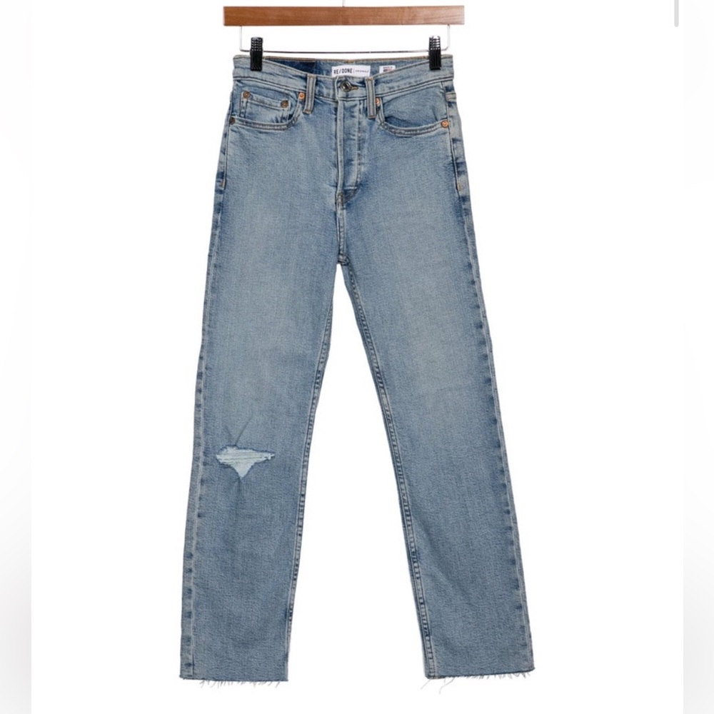 RE/DONE High-Rise Straight Leg Jeans | NWT | US 24 / XS